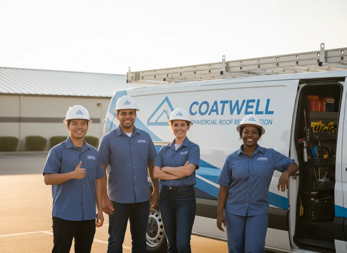 Commercial roof coating company in Colfax, IA